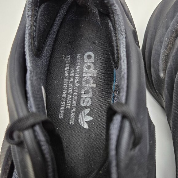 Adidas AdiFom Q Sneakers Men's Black Cager Cutout Futuristic Comfy Chunky 10.5 - Picture 8 of 12